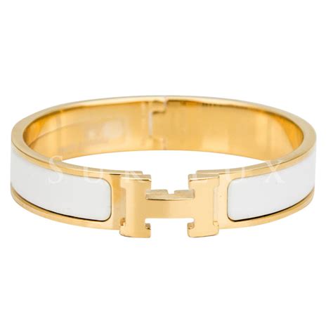 hermes clic clac white|hermes clic clac price uk.